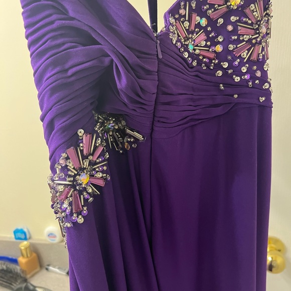 TONY BOWLS EVENING GOWN SIZE 12 BUT altered to fix like 6 - Picture 13 of 14